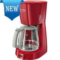 Bosch TKA3A033 filter coffee makers 1100W Black-red-white